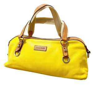Dooney & Bourke Yellow Small Duffle Bag